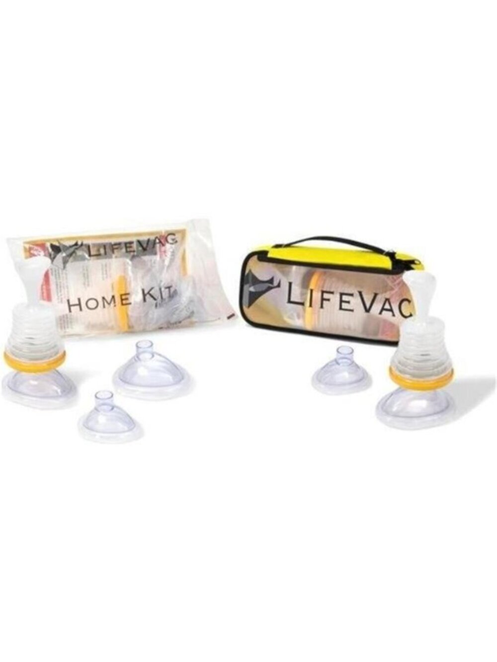 LifeVac Home & Yellow Travel Combo Kit - Portable Suction Rescue Device